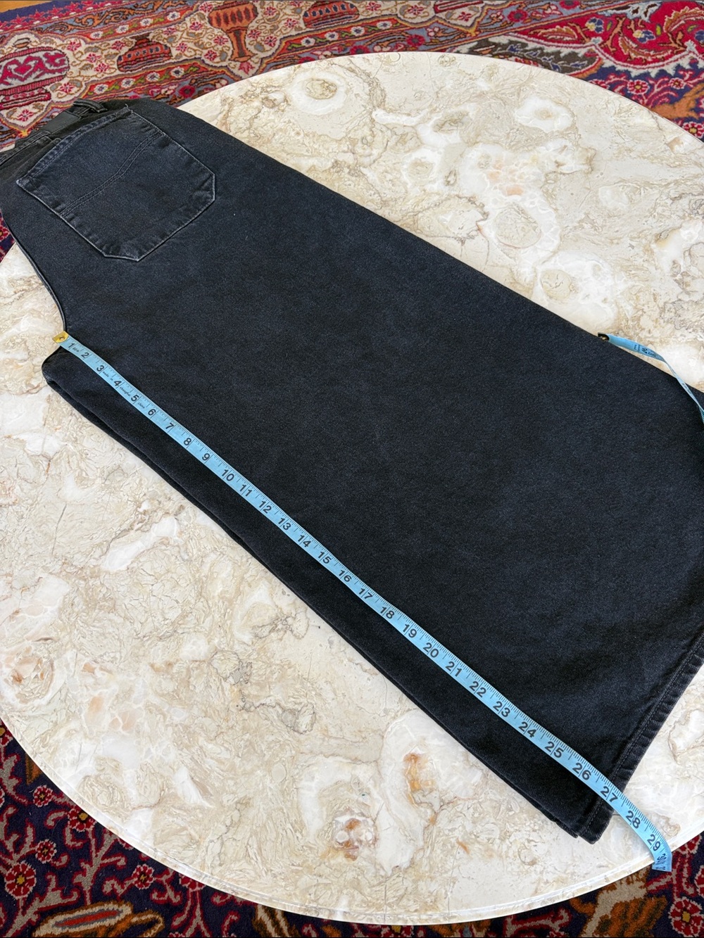 Free People We The Free Extra Wide-Leg  Jeans - Doppelgänger (Black Denim) - Picture 13 of 14